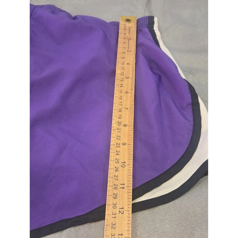 Nike Tempo Shorts Womens Medium M Purple Black White Dri FIT Track Running 3